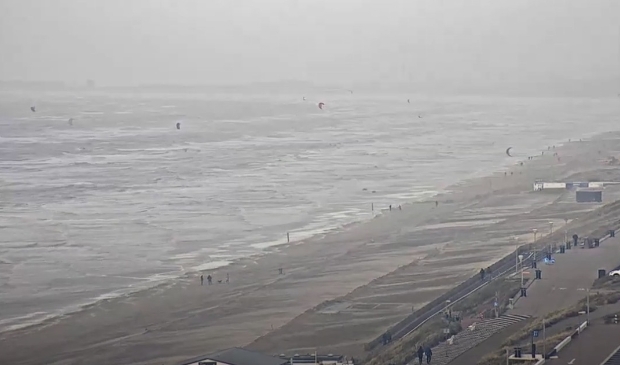 <p>Zandvoort tijdens de storm.</p>