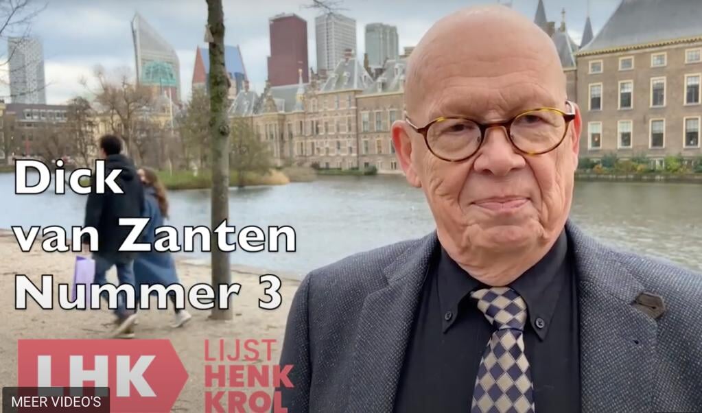 Wethouder Dick van Zanten is kandidaat voor de Lijst Henk Krol