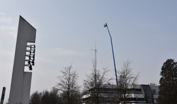 <p>'Adembenemend' zei de monteur over het uitzicht over Soest en wijde omgeving.</p>