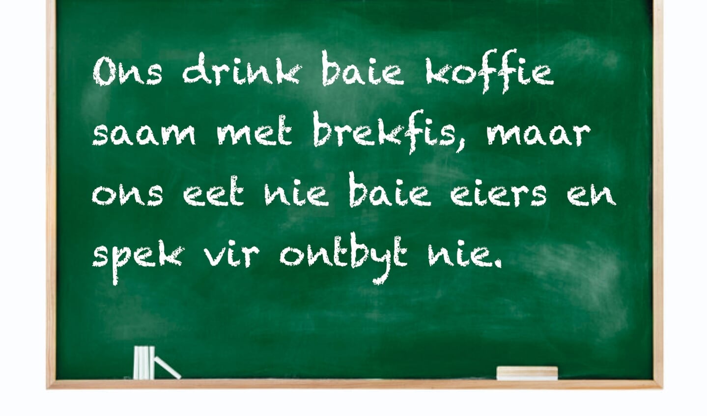 Op College de Heemlanden analyseren leerlingen verschillen en overeenkomsten tussen het Zuid-Afrikaans en het Nederlands.