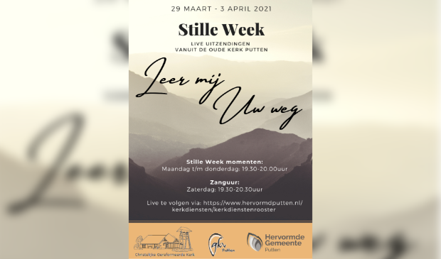 Flyer stille week momenten