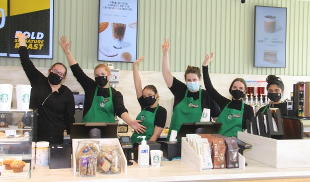 Het team van Starbucks Foodcourt Amersfoort.