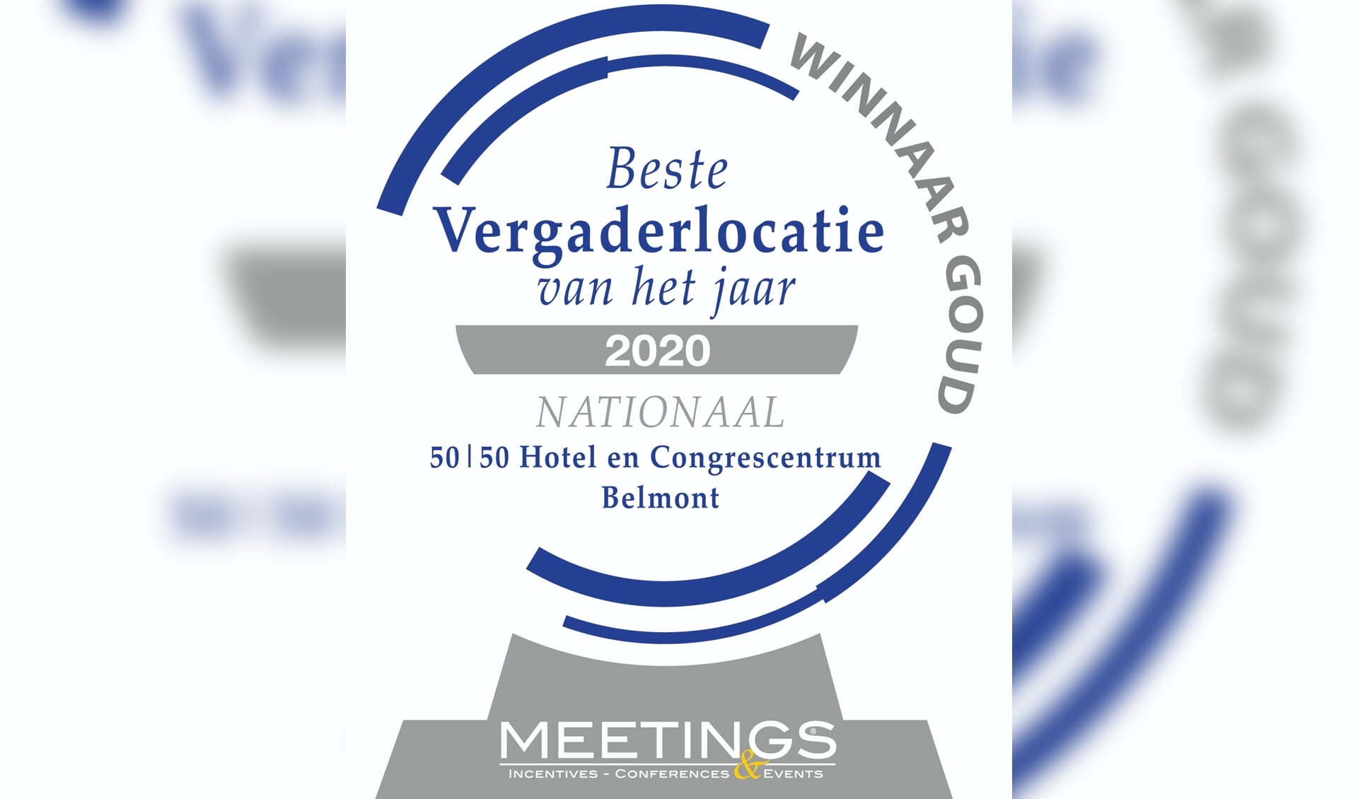 Gouden Award beste vergaderlocatie van Nederland