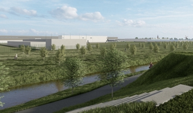 <p>Een impressie van het beoogde trafostation In Rozenburg.</p>