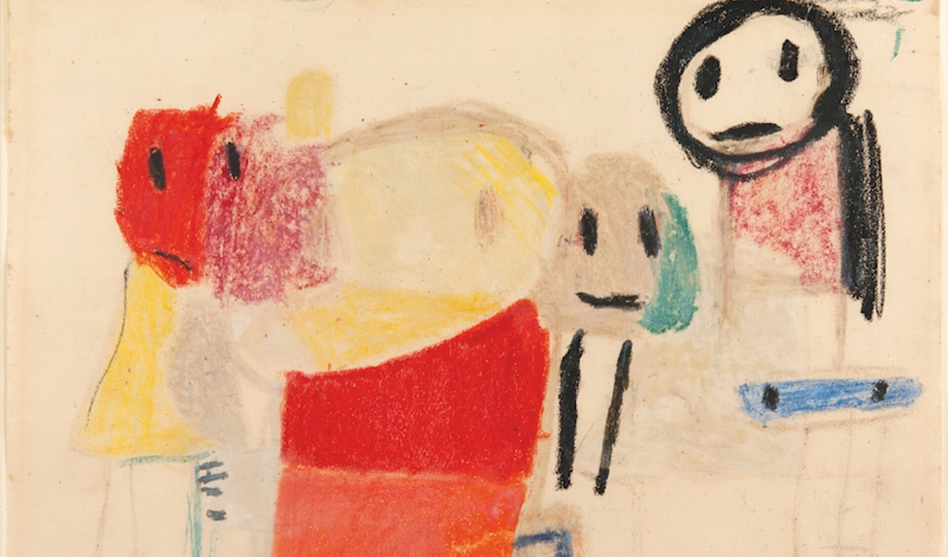 Karel Appel, Vragende-kinderen, 1951, collectie Cobra Museum voor Moderne Kunst