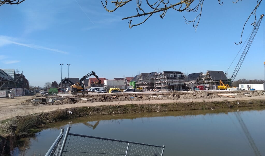 Nieuwbouw in Odijk-West (archief, maart 2021).         