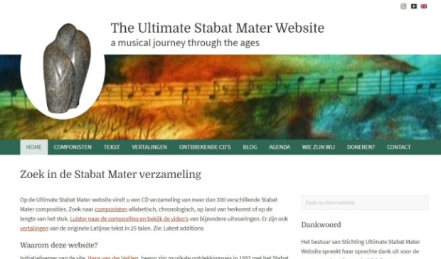 Vernieuwde Ultimate Stabat Mater Website