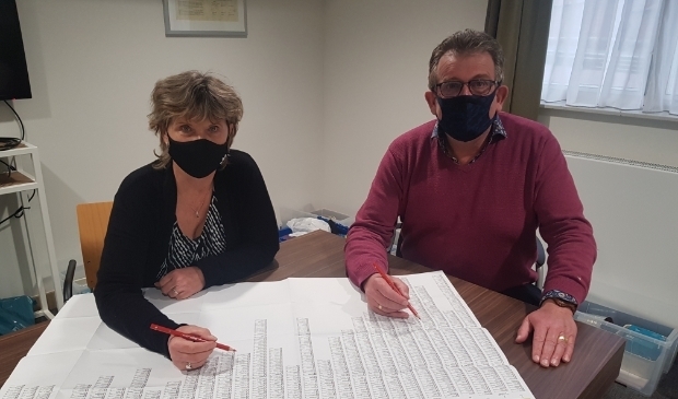 Esther van der Schouw en Jan Verwoert zijn klaar voor de verkiezingen van volgende week. (foto: Kees Stap)