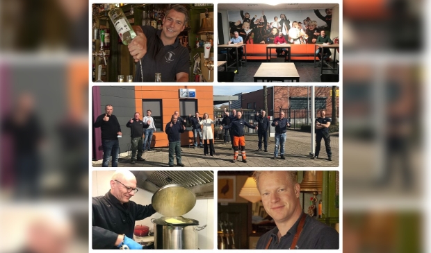 Paul Reder (Blond), Mark Welling, Hans Touw, Peter Stam (leslokaal HBC), Medewerkers buitendienst (de Werf), Kees Heger (De eerste aanleg), Robin Dreyer (De Groene Druif).