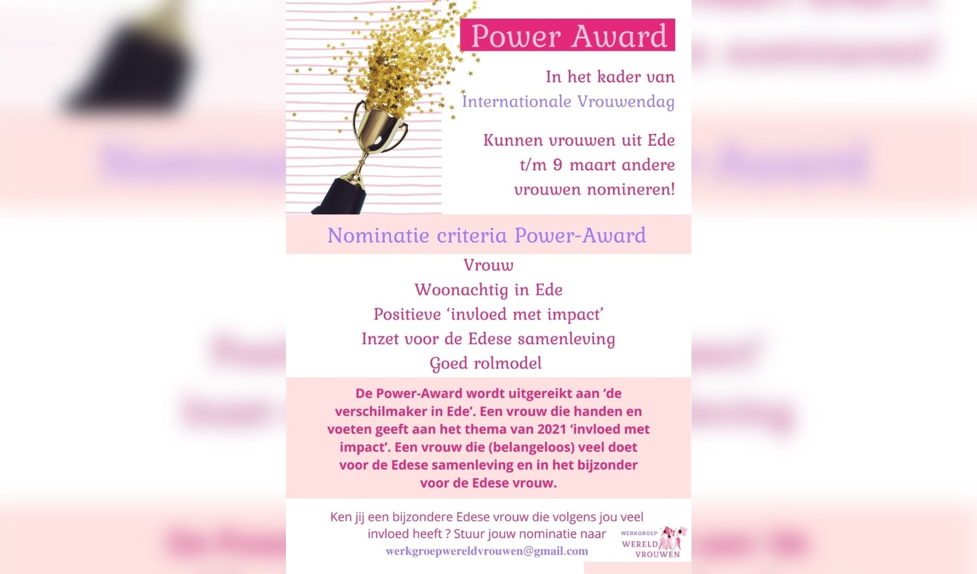flyer Power Award Ede