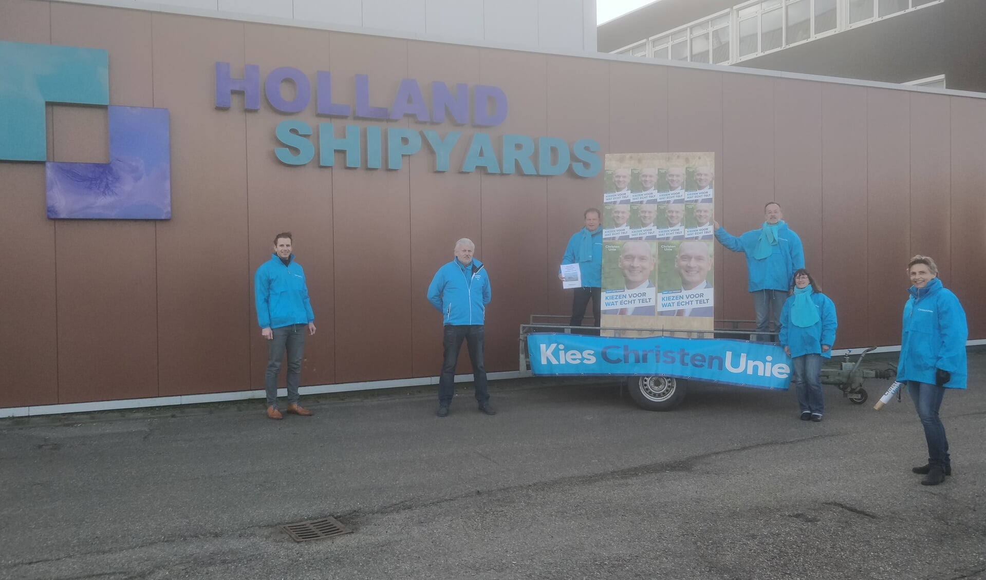 Het begin van de duurzaamheidsestafette bij Holland Shipyards