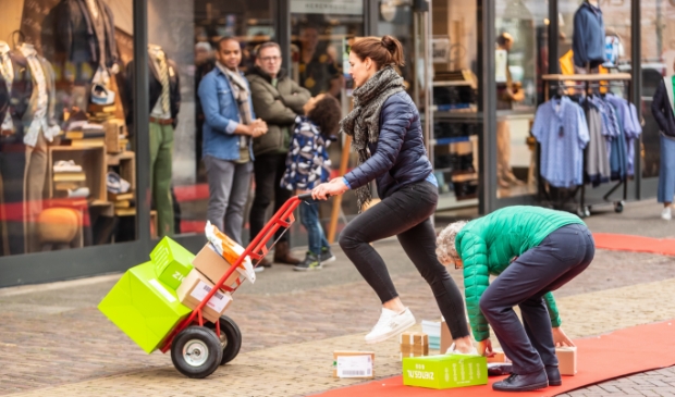 Gerieke in actie tijdens een evenement