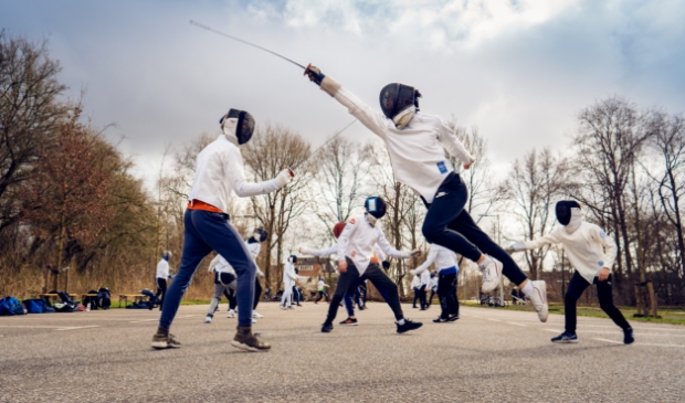 Treville schermers in actie