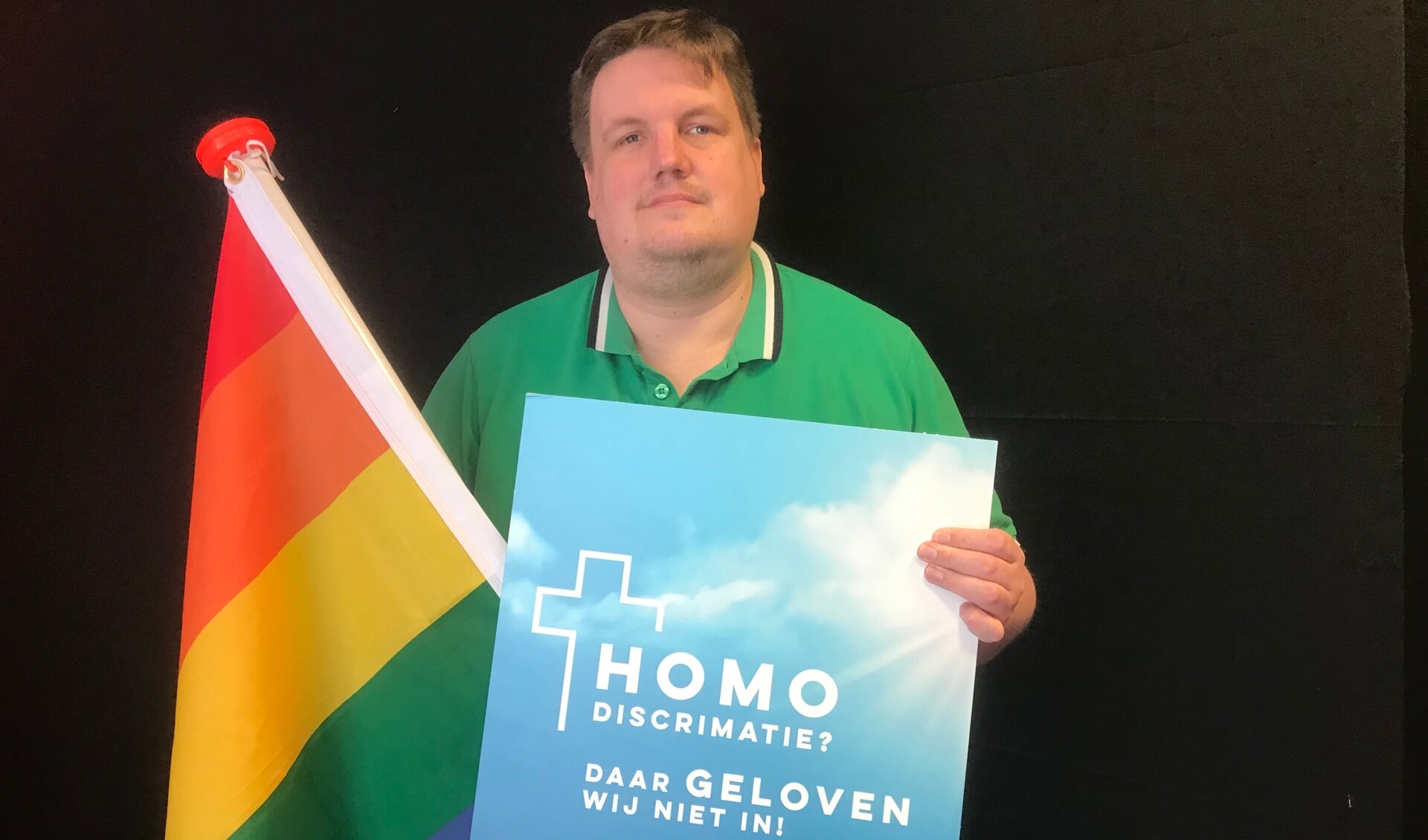Maarten Venhoven zet zich in voor de LHBTI+ gemeenschap in Gorinchem