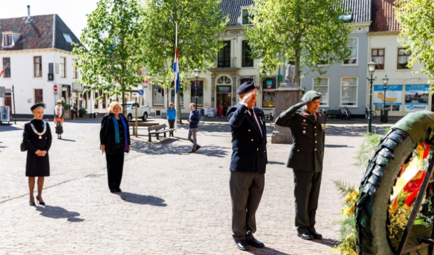 Ook vorig jaar een sobere herdenking