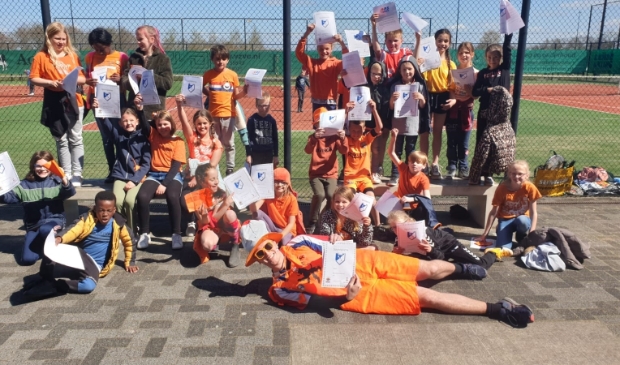 Op basisschool Piet de Springer werd gedanst, gezongen en gesport.
