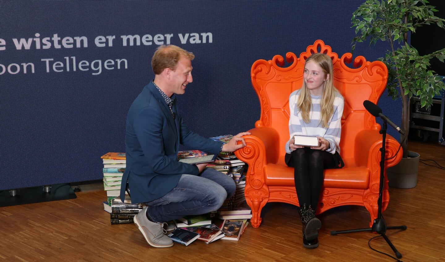 Ella van de Caeciliaschool uit Amersfoort mocht de regio Amersfoort vertegenwoordigen.