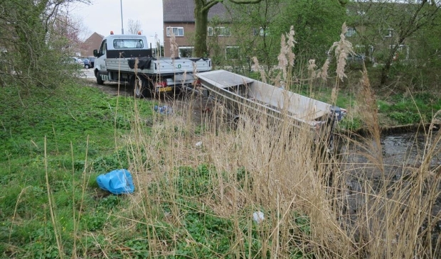 <p>Met een wagen werden de vissen afgevoerd.</p>