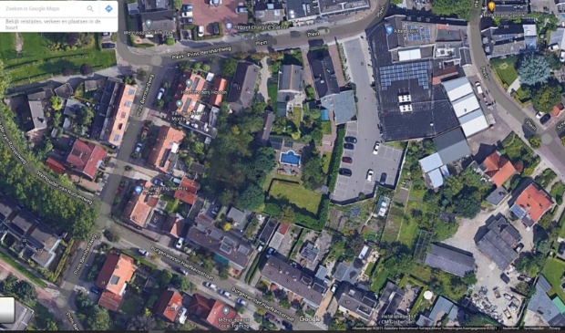 Het oude Dorp uit de lucht