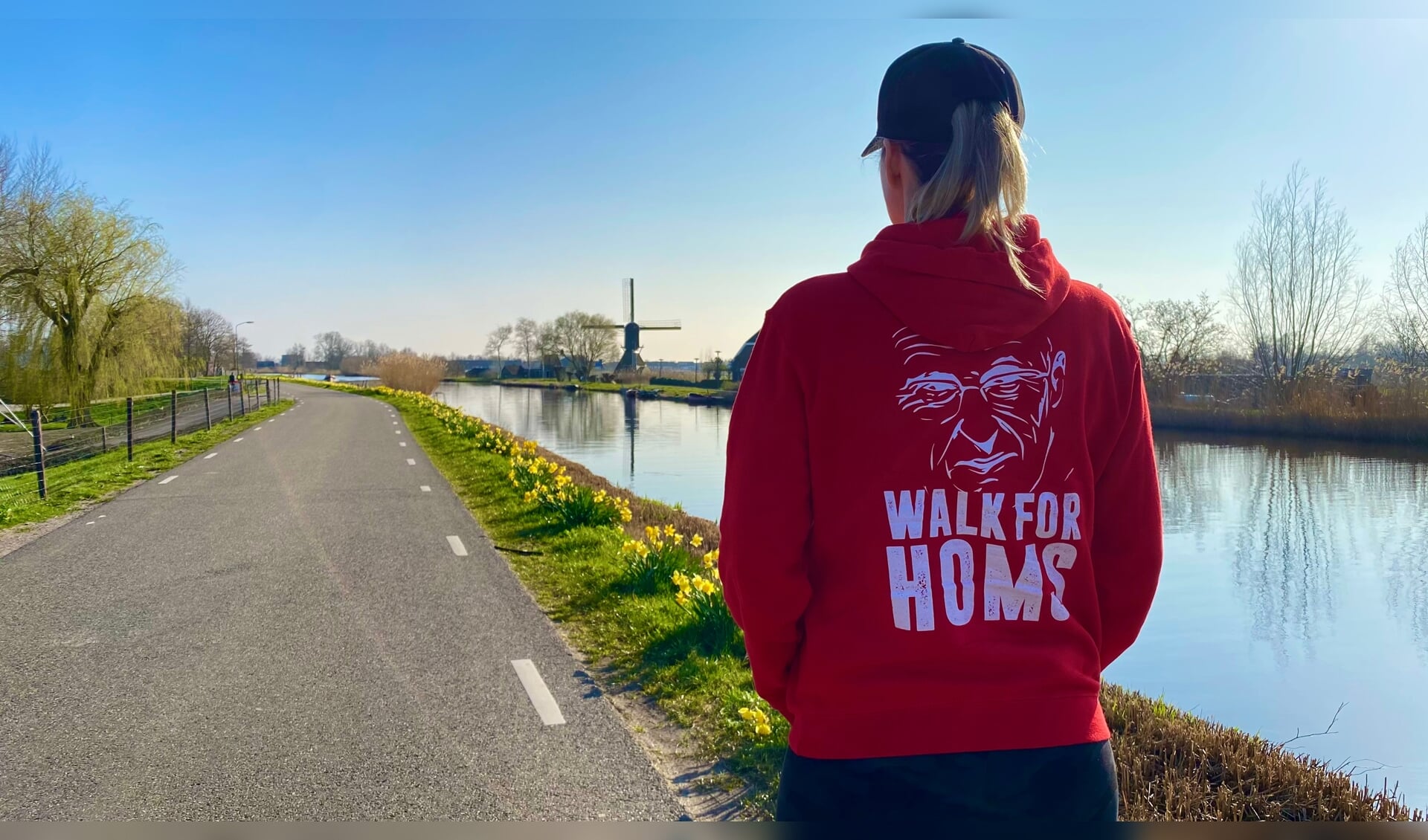 Anne Claire van der Lugt loopt in 2022 de pelgrimstocht van Amsterdam naar 's-Hertogenbosch