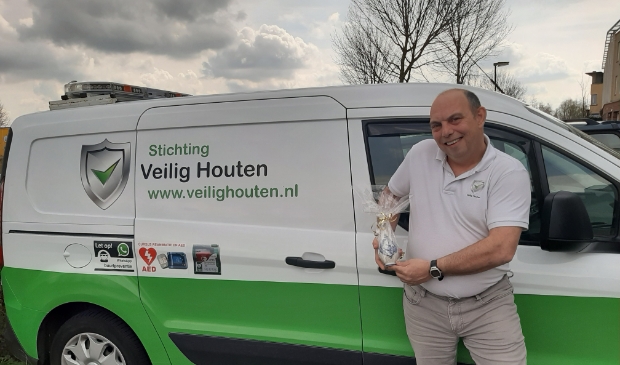 Jeroen met het Vaasje van Rutte