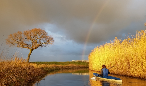 Kanovaren op de Kromme Rijn