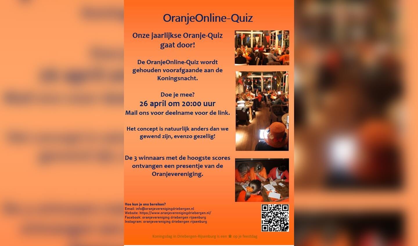 Oranje(Online)Quiz