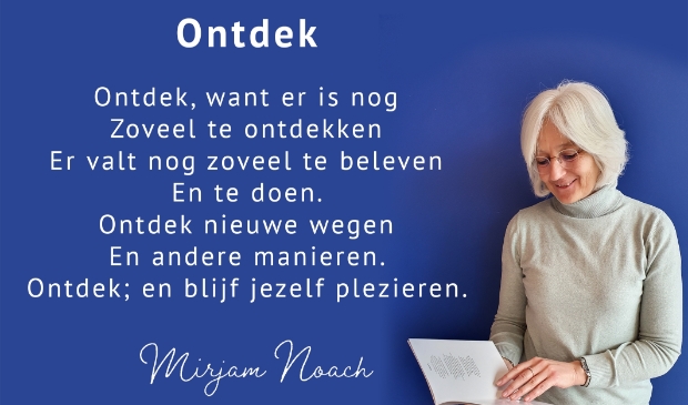 <p>Polderdichter Mirjam Noach draagt na twee jaar dichten het stokje over.</p>