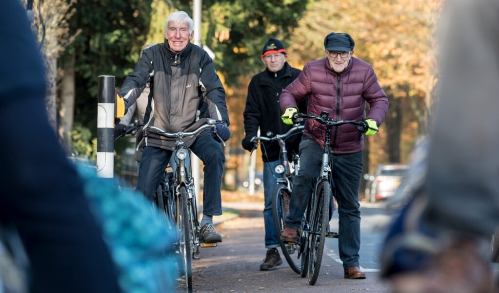 Senioren op de fiets