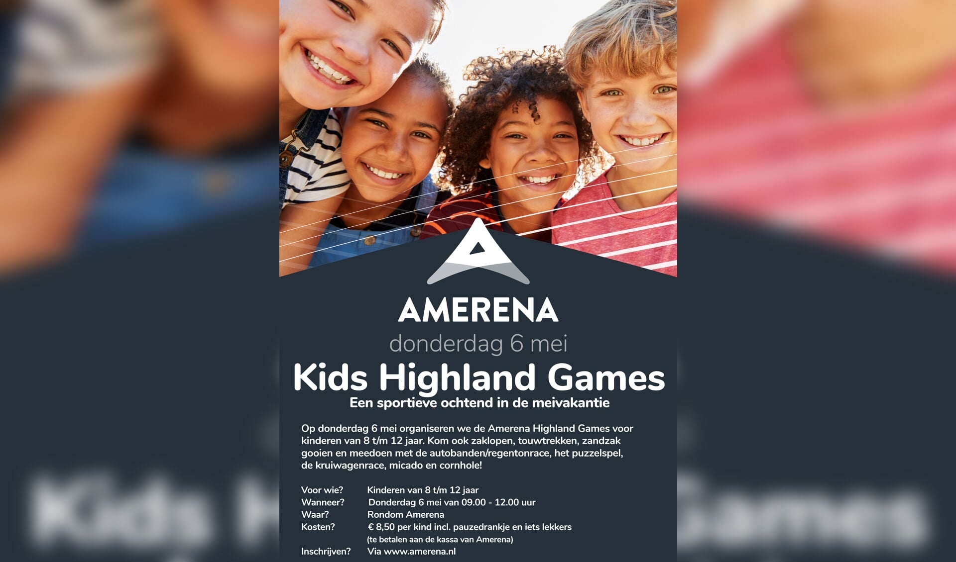 Aankondiging Amerena Kids Highland Games
