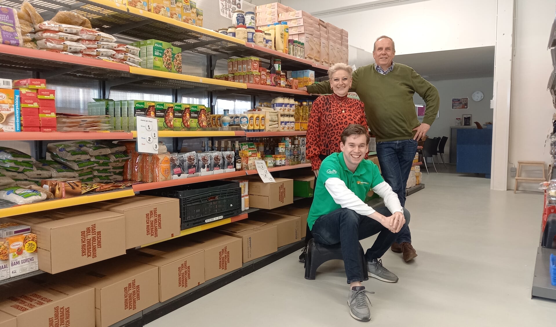 Cora, Peter en Robin zijn vrijwilliger bij de Voedselbank in Gorinchem.