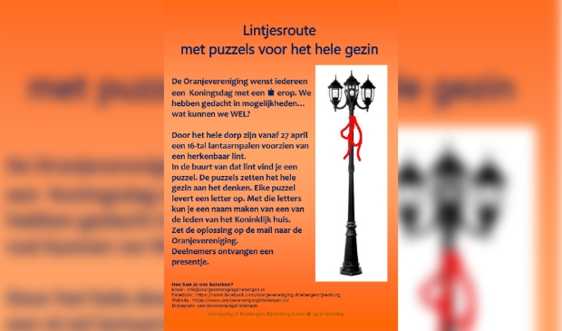 Opzet Lintjesroute met puzzels