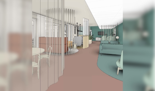 <p>Wachtgebied Centrum voor oncologische zorg.</p>