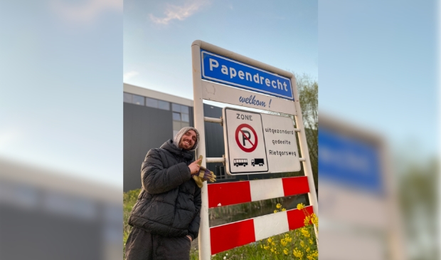 Jeroen van der Linden koprolde van Gorinchem naar Papendrecht.