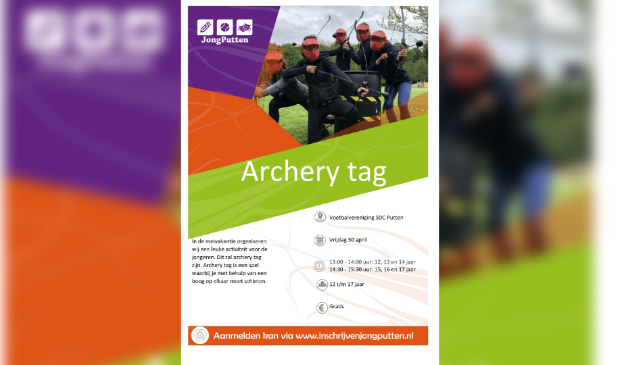 Flyer van de jongerenactiviteit
