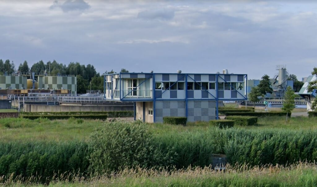 De Rioolwaterzuiveringsintsallatie aan de Machineweg in Amstelveen.