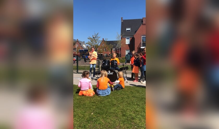 Ook muziek ontbrak niet op Koningsdag!