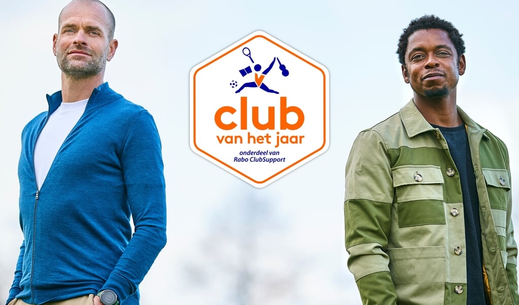 de ambassadeurs van club van het jaar: Erben Wennemars en Typhoon