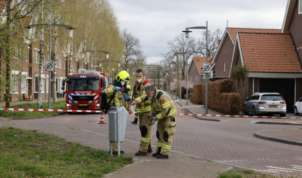 <p>De prullenbak in de omgeving van de Laarwoud in Ede.</p>