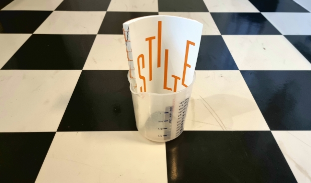 Een 'Liter' in een maatbeker.