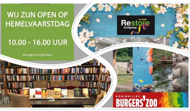 Hemelvaartsdag geopend