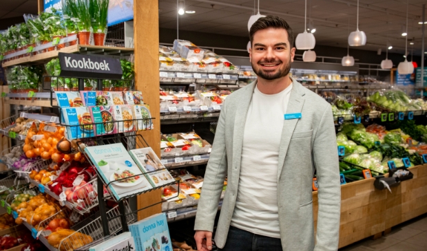 <p>Koen Naalden verheugt zich op de vernieuwde Albert Heijn Hardinxveld-Giessendam </p>