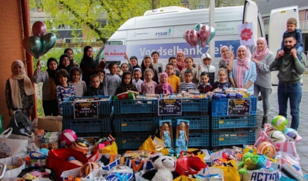 De actie voor de Voedselbank bracht heel veel op. 