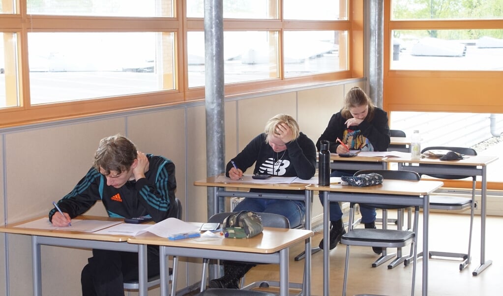 Op het Aeres VMBO Nijkerk zijn de eindexamens in volle gang. 