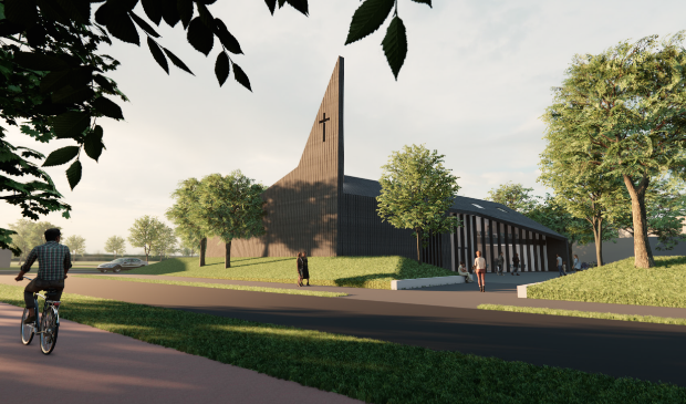 <p>Het ontwerp van de nieuwe kerk in Gorinchem-Oost</p>