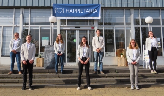 Het Happietaria Management Team 2021 aan het eind van het project
