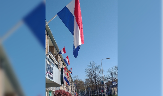 Vlaggen op bevrijdingsdag