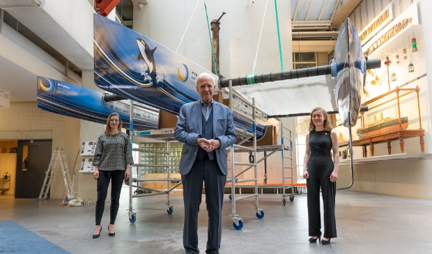 <p>De onthulling van de boot van het <span lang="NL">TU Delft Solar Boat Team.</span></p>