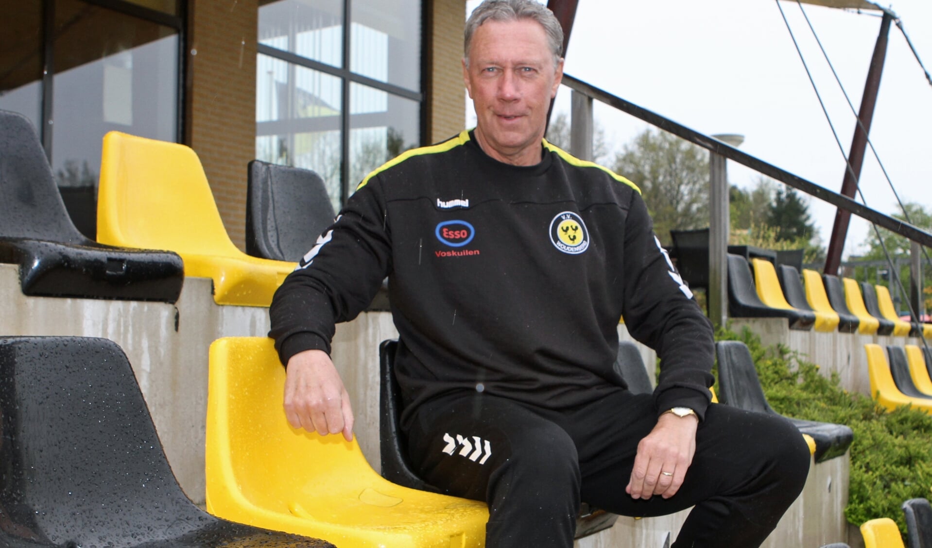 Jeroen Peters, coach van Woudenberg.