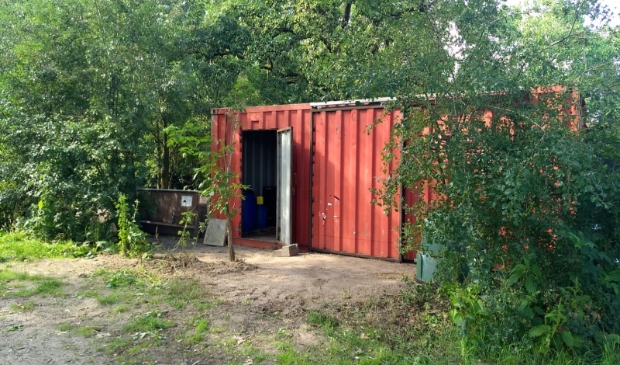 Container bij de Stadsvarkens